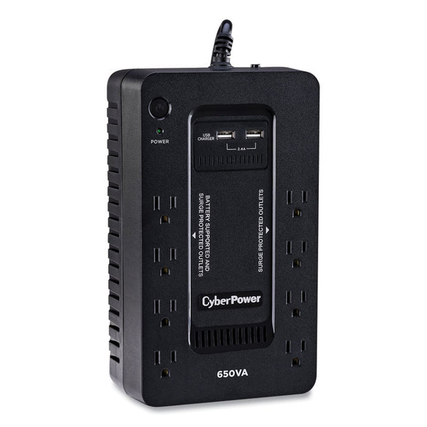 CyberPower® SX650U UPS Battery Backup, 8 Outlets, 650 VA, 890 J (CYPSX650U)