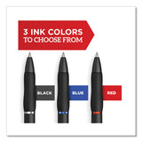 Sharpie® S-Gel™ S-Gel High-Performance Gel Pen, Retractable, Bold 1 mm, Assorted Ink Colors, Black Barrel, 4/Pack (SAN2116198)