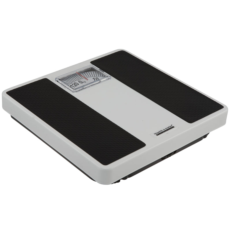 Health O Meter® Floor Scale Dial Display 270 lbs. Capacity Black / White Analog (806383_CS) 3/CS