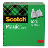 Scotch® Magic Tape Refill, 3" Core, 0.75" x 72 yds, Clear (MMM810342592)