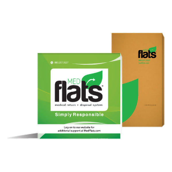 MedFlats® Pharmaceutical Disposal System 9 X 6 X 3.5 Inch (1063651_EA) 1/EA