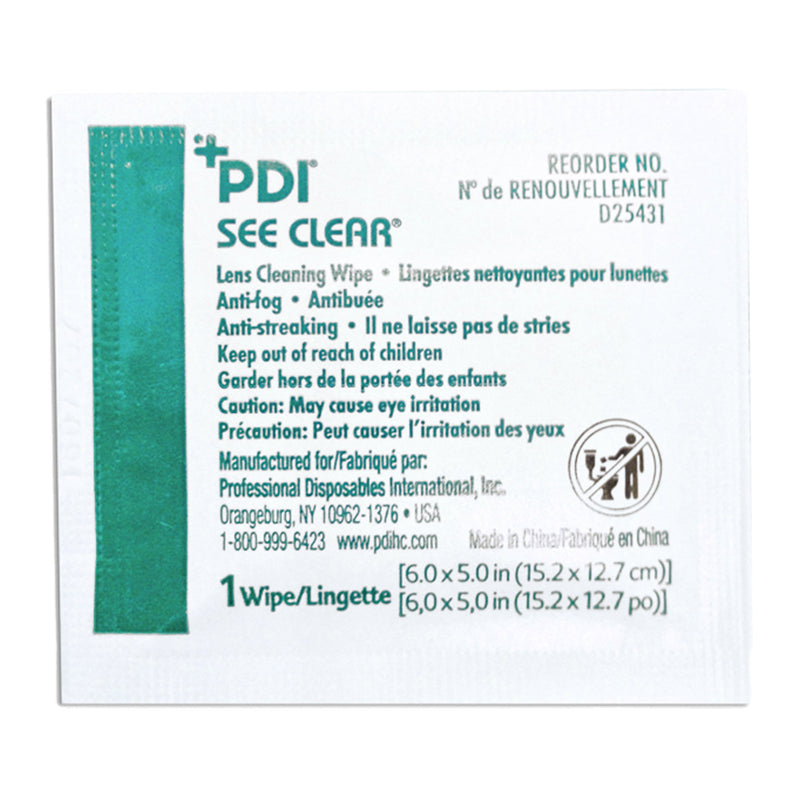See Clear® Lens Cleaning Wipe (286830_BX) 120/BX