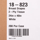 McKesson General Purpose Drape Breast Drape 24 W X 40 L Inch NonSterile (180616_CS) 200/CS