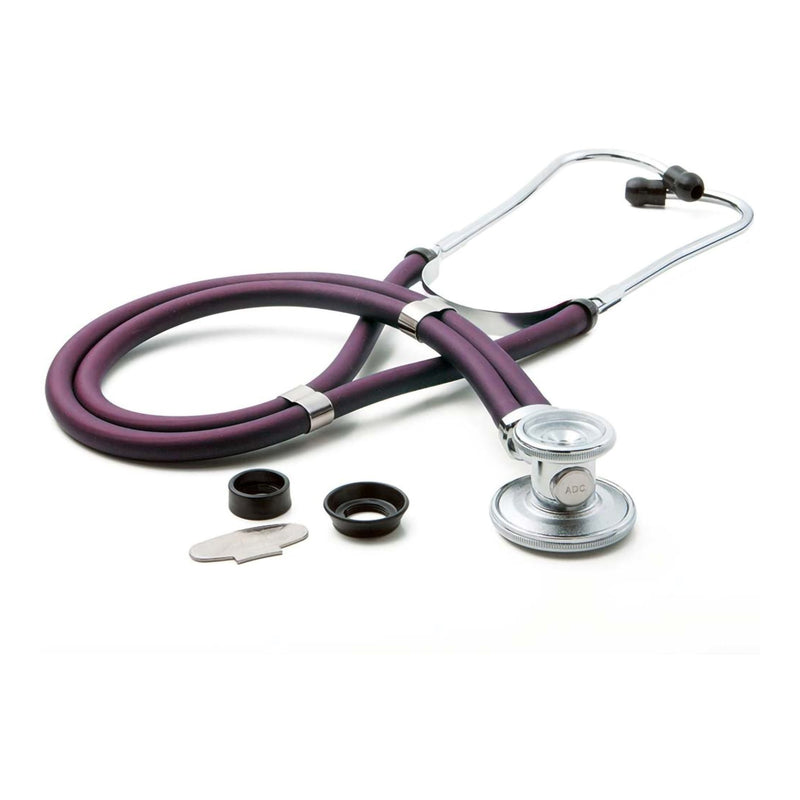 McKesson Sprague Stethoscope Purple 2-Tube 22 Inch Tube Double Sided Chestpiece (1089452_EA) 1/EA