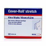 Cover-Roll® Stretch Dressing Retention Tape with Liner White 4 Inch X 10 Yard Nonwoven Polyester NonSterile (191704_CS) 12/CS