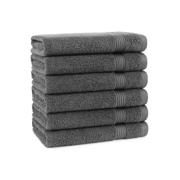 Host & Home Hand Towel 16x28 Dark Grey (6/Pack) (P-HT-HH1628-DG) 6/PK