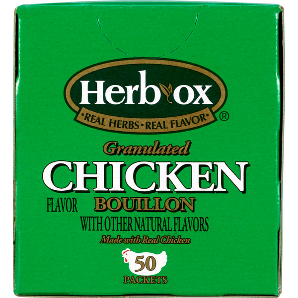 Herb-Ox® Instant Broth Chicken Flavor Liquid 7.5 oz. Individual Packet (1142002_BX) 50/BX