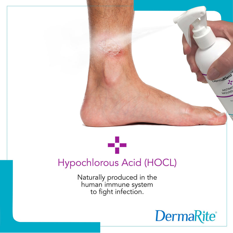DermaKlenz™ Plus Wound Cleanser 8 oz. Spray Bottle NonSterile Antimicrobial (1256077_CS) 6/CS