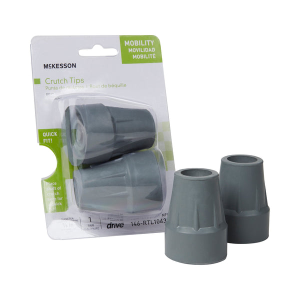 McKesson Crutch Tip For Crutch with 7/8 Inch Diameter (1095259_CS) 10/CS