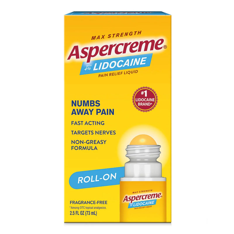 Aspercreme® Topical Pain Relief 4% Strength Lidocaine Liquid (1230691_EA) 1/EA