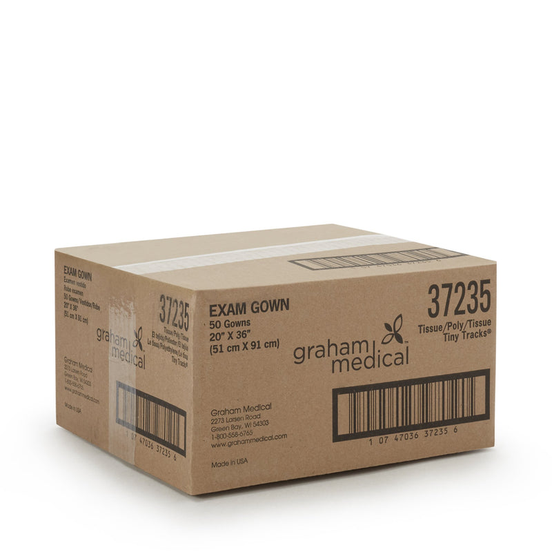 Graham Medical Products Patient Exam Gown Child Size Kid Design (Hand and Foot Print) Disposable (473089_CS) 50/CS