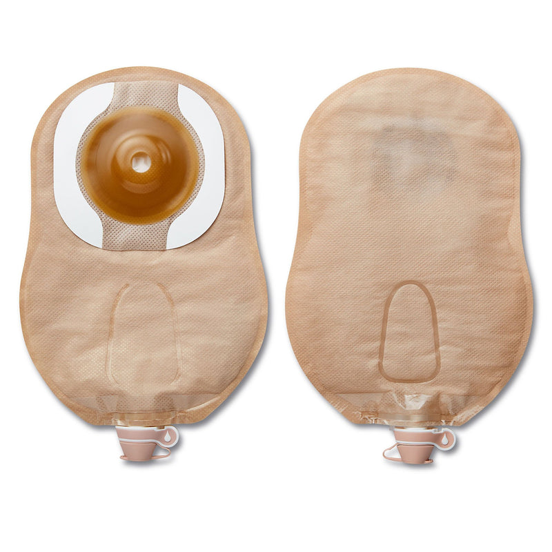 Premier™ Urostomy Pouch One-Piece System 9 Inch Length Convex, Pre-Cut 1 Inch Stoma Drainable (1040896_BX) 5/BX