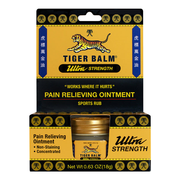 Tiger Balm® Ultra Strength Topical Pain Relief 11% - 11% Strength Camphor / Menthol Ointment 18 Gram (685924_EA) 1/EA