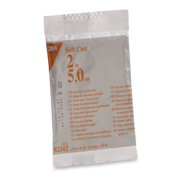 3M™ Scotchcast™ Soft Cast Cast Tape 2 Inch X 12 Foot Fiberglass White (1056752_CS) 10/CS
