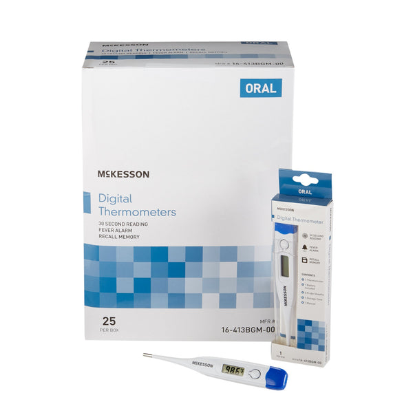 McKesson Digital Stick Thermometer Oral Probe Handheld (508755_EA) 1/EA