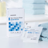 McKesson Skin Closure Strip 1/4 X 3 Inch Nonwoven Material Reinforced Strip White (876306_BX) 50/BX