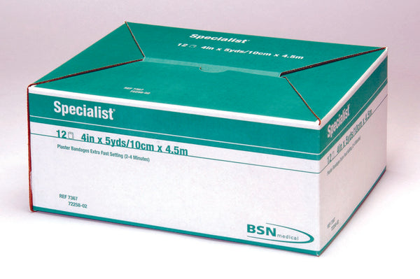 Specialist® Plaster Bandage 2 Inch X 9 Foot Plaster of Paris White (4787_CS) 72/CS