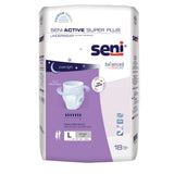 Seni® Active Super Plus Unisex Adult Absorbent Underwear Pull On with Tear Away Seams Large Disposable Heavy Absorbency (1163858_CS) 72/CS