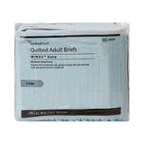 Wings™ Extra Quilted Unisex Adult Incontinence Brief Large Disposable Moderate Absorbency (849690_BG) 18/BG