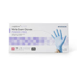 McKesson Confiderm® 6.5CX Exam Glove Small NonSterile Nitrile Extended Cuff Length Textured Fingertips Blue Chemo Tested (921606_CS) 1000/CS