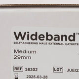 Wide Band® Male External Catheter Self-Adhesive Band Silicone Medium (617691_EA) 1/EA