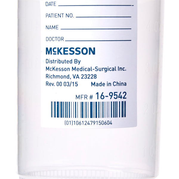 McKesson Specimen Container for Pneumatic Tube Systems 120 mL (4 oz.) Screw Cap Sterile (503927_EA) 1/EA