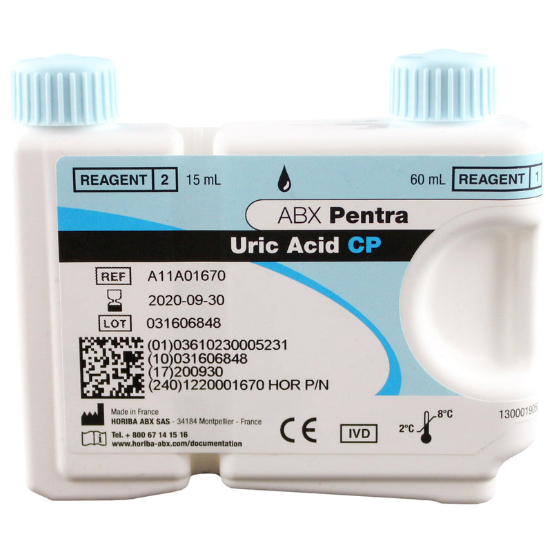 ABX Pentra™ General Chemistry Reagent Uric Acid For ABX Pentra 400 Clinical Chemistry Analyzer 220 Tests (721514_EA) 1/EA