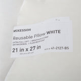 McKesson Bed Pillow 21 X 27 Inch White Reusable (939587_EA) 1/EA