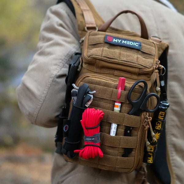 My Medic™ RECON Pro First Aid Kit Red Nylon Backpack (1207724_EA) 1/EA