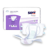 Seni® Super Unisex Adult Incontinence Brief Medium Disposable Heavy Absorbency (1163846_CS) 75/CS