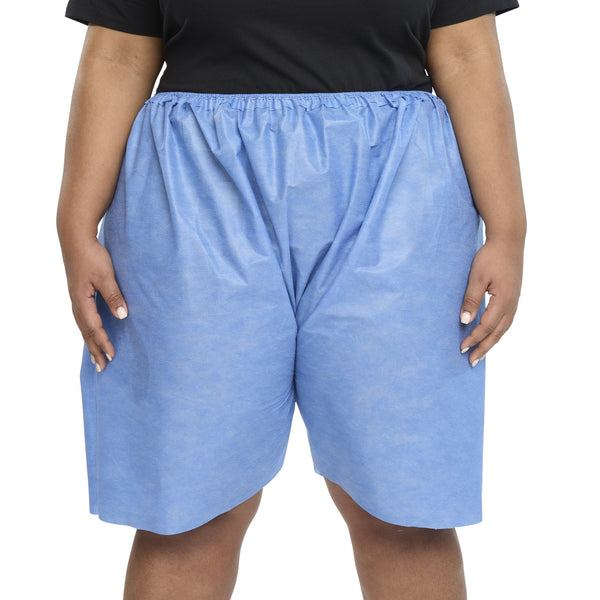 HPK Industries Exam Shorts 3X-Large Blue SMS Adult Disposable (898333_CS) 50/CS