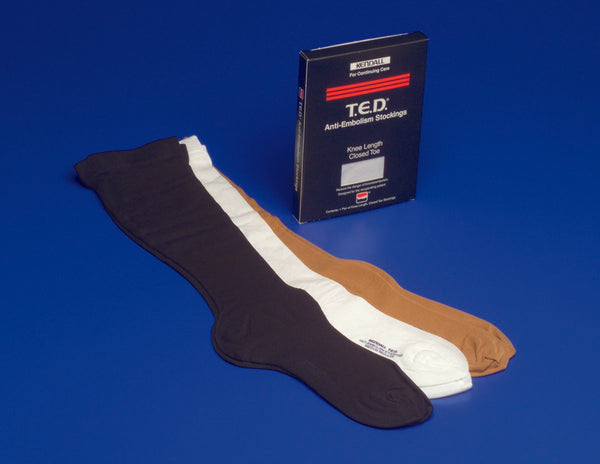 T.E.D.™ Anti-embolism Stocking Knee High Medium / Regular Black Closed Toe (520357_PR) 1/PR
