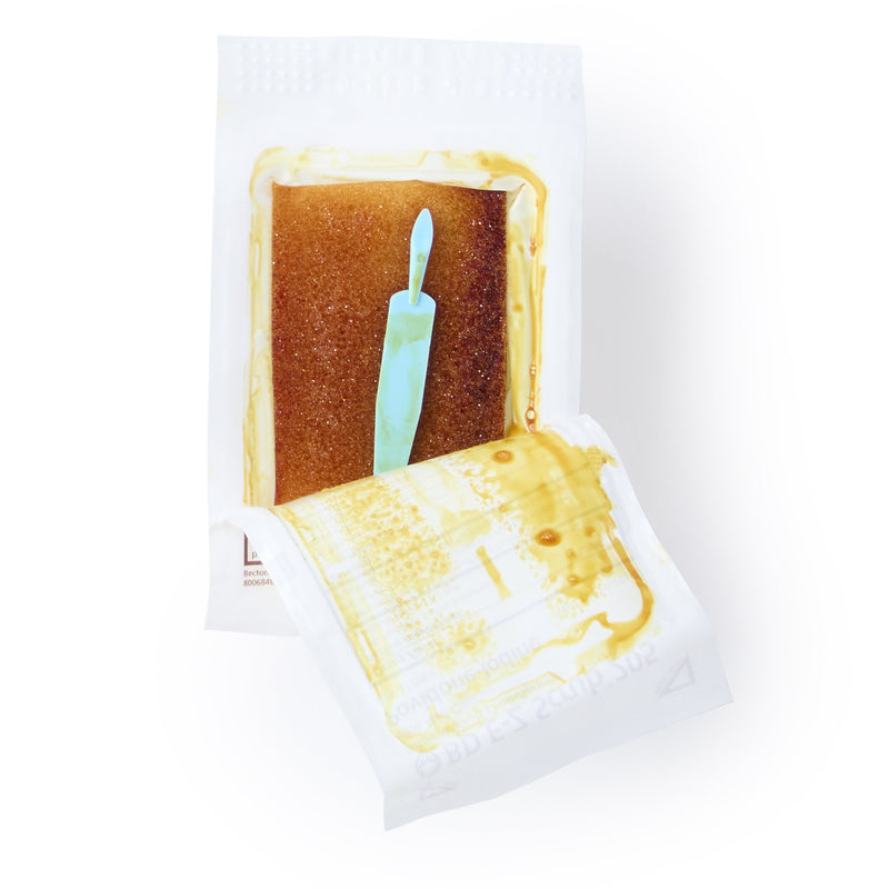 BD E-Z Scrub™ Impregnated Scrub Brush Polyethylene Bristles / Sponge Brown (227740_BX) 30/BX