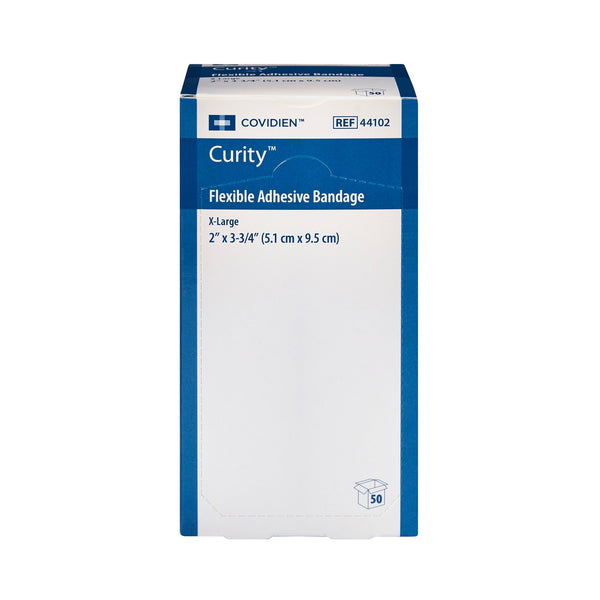 Curity™ Adhesive Strip 2 X 3-1/4 Inch Fabric Rectangle Tan Sterile (733744_BX) 50/BX
