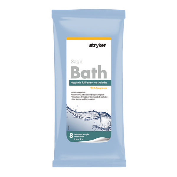 Comfort Bath® Rinse-Free Bath Wipe Soft Pack Unscented 8 Count (1139076_CS) 320/CS