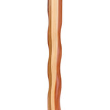 Brazos™ Twisted T-Handle Cane Wood 34 Inch Height Wood Grain (1229011_EA) 1/EA