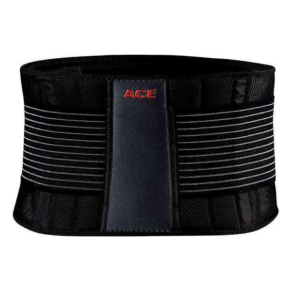Ace™ Back Support One Size Fits Most Hook and Loop Closure Up to 48 Inch Waist Circumference Adult (1084238_BX) 12/BX