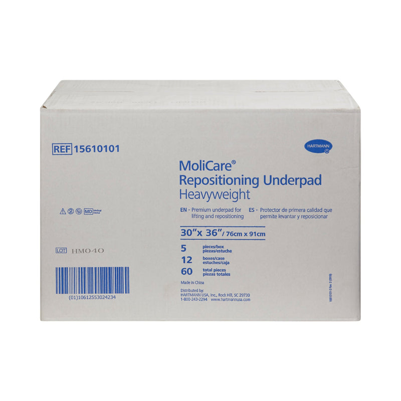MoliCare® Disposable Underpad 30 X 36 Inch Polymer Heavy Absorbency (1129927_CS) 60/CS