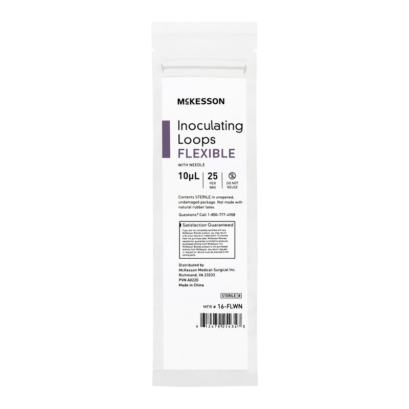 McKesson Inoculating Loop with Needle 10 µL ABS Integrated Handle Sterile (1175311_CS) 1000/CS