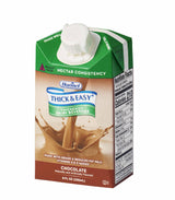 Thick & Easy® Dairy Thickened Beverage 8 oz. Carton Chocolate Flavor Liquid IDDSI Level 2 Mildly Thick (997938_CS) 27/CS