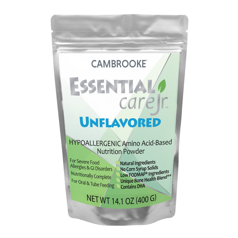 Essential Care Jr™ Pediatric Oral Supplement Unflavored 14.1 oz. Pouch Powder Amino Acid Food Allergies (1190431_CS) 6/CS