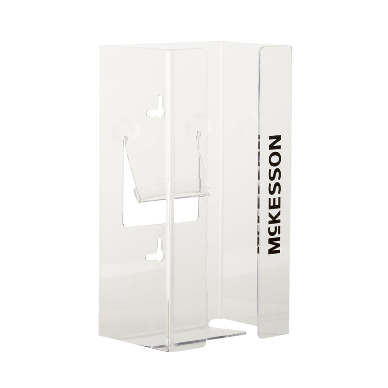 McKesson Glove Box Holder Horizontal or Vertical Mounted 1-Box Capacity Clear 4 X 5-1/2 X 10 Inch Plastic (464711_CS) 10/CS