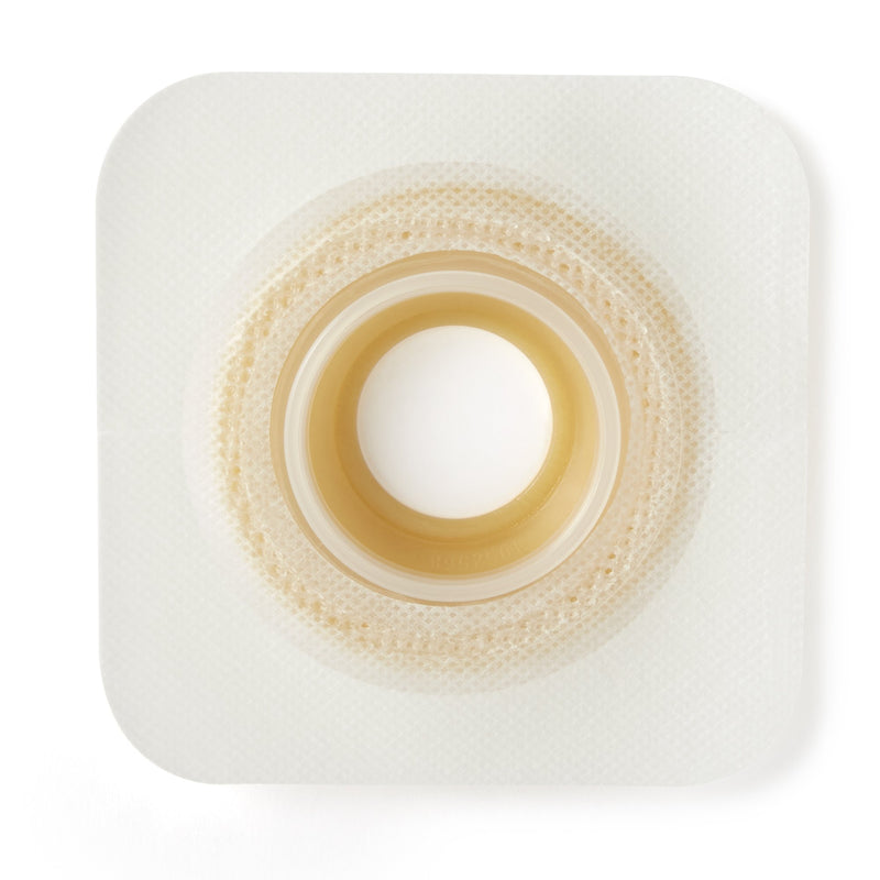 Sur-Fit Natura® Ostomy Barrier Precut, Extended Wear Durahesive® Adhesive 45 mm Flange System Hydrocolloid 1-1/4 Inch Opening 4-1/2 X 4-1/2 Inch (466133_BX) 10/BX