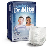 Comfees® DriNite® Juniors Unisex Youth Absorbent Underwear Pull On with Tear Away Seams Large / X-Large Disposable Heavy Absorbency (1150966_CS) 52/CS