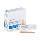McKesson Adhesive Strip 3/4 X 3 Inch Plastic Rectangle Tan Sterile (464083_BX) 1/BX