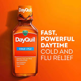 DayQuil® Cold & Flu Cold and Cough Relief 325 mg - 10 mg - 5 mg / 15 mL Strength Liquid 8 oz. (829815_EA) 1/EA