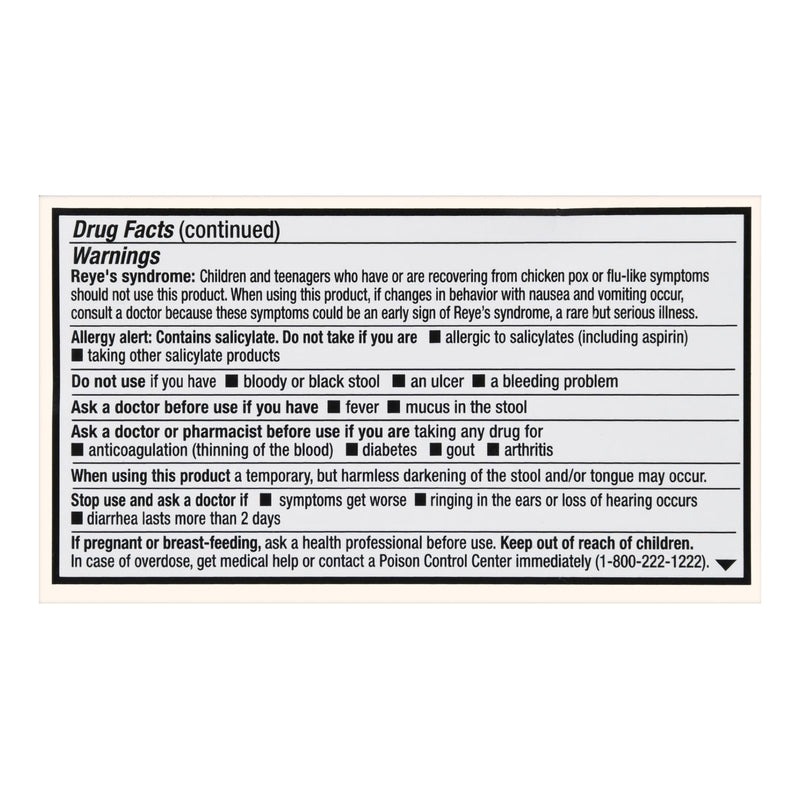 Foster & Thrive™ Anti-Diarrheal 262 mg Strength Caplet 40 per Bottle (1235108_BT) 1/BT