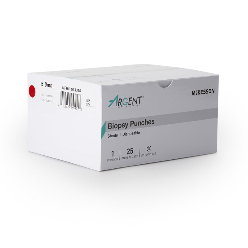 McKesson Argent™ Biopsy Punch Dermal 5 mm (1175176_EA) 1/EA