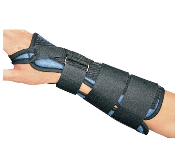 ProCare® Wrist Brace Aluminum / Foam / Tricot Left Hand Black Large (380707_EA) 1/EA
