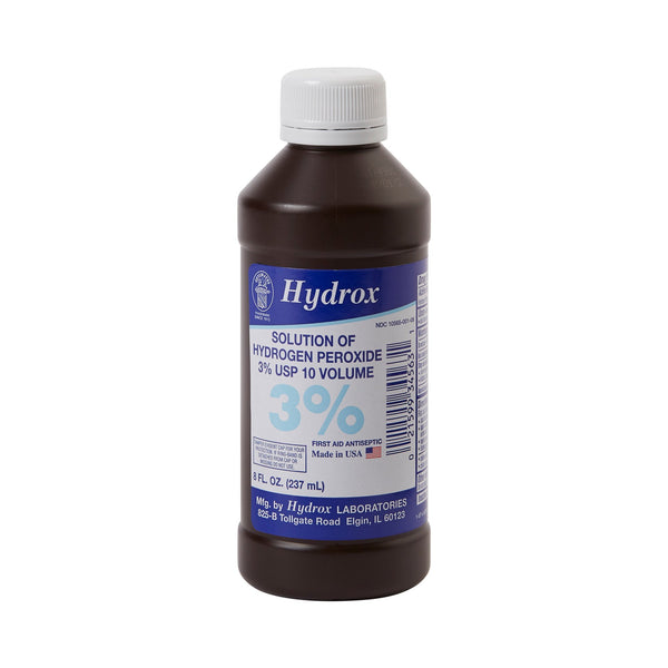 McKesson Brand Antiseptic Hydrogen Peroxide Topical Liquid 8 oz. Bottle (557335_CS) 12/CS